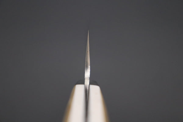 Mr. Itou Gyuto Mr. Itou & Mr. Nagata "Treasure & Pleasure" Limited Edition R-2 Custom Damascus Gyuto 160mm (6.2 inch, "White Abalone Handle", IT-12)