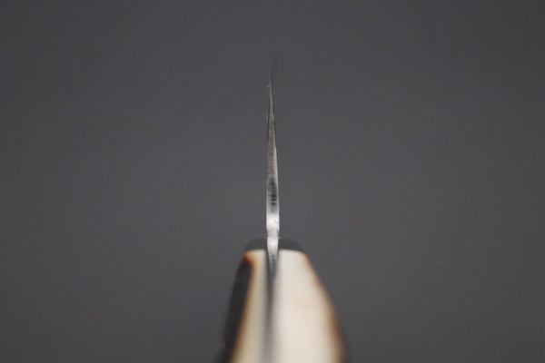 Mr. Itou Gyuto Mr. Itou & Mr. Nagata "Treasure & Pleasure" Limited Edition R-2 Custom Damascus Gyuto 165mm (6.8 inch, "Stag Handle", IT-7)