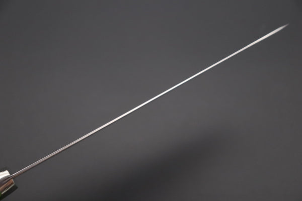 Mr. Itou Gyuto Mr. Itou & Mr. Nagata "Treasure & Pleasure" Limited Edition R-2 Custom Damascus Gyuto 190mm (7.4 inch, "Stabilized Boxelder wood Handle", IT-14)