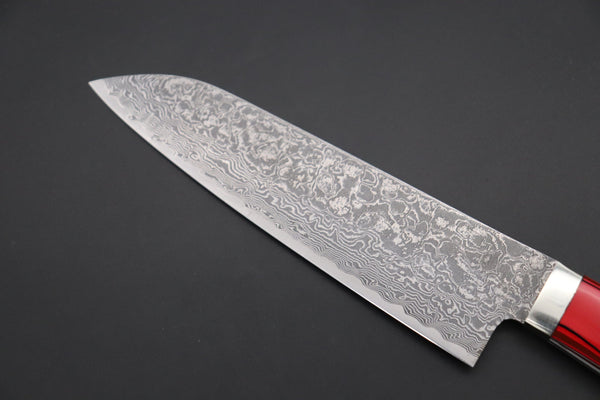 Mr. Itou Gyuto Mr. Itou R-2 Custom Damascus Gyuto 155mm (6.1 inch, Japanese Lacquer Handle, IT-241)