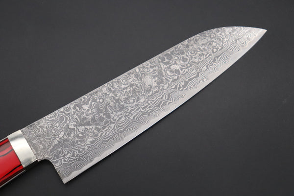 Mr. Itou Gyuto Mr. Itou R-2 Custom Damascus Gyuto 155mm (6.1 inch, Japanese Lacquer Handle, IT-241)