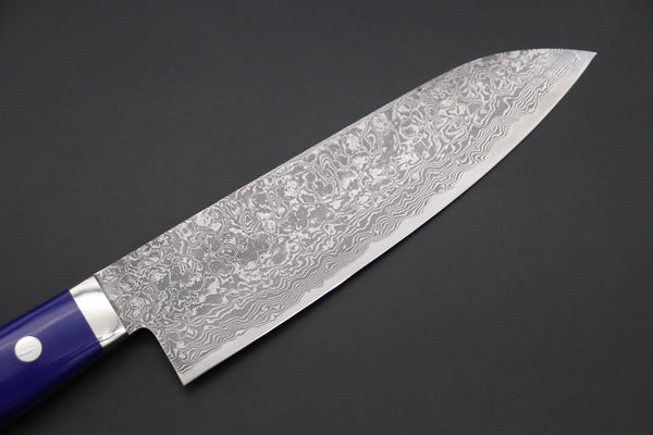 Mr. Itou Gyuto Mr. Itou R-2 Custom Damascus Gyuto 160mm (6.2 Inch) "Lapis Lazuri Gem-Composite Stone Handle"(IT-239)