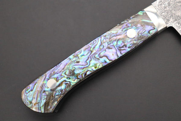 Mr. Itou Gyuto Mr. Itou R-2 Custom Damascus Gyuto 165mm (6.4 inch) "Abalone Handle" (IT-230)