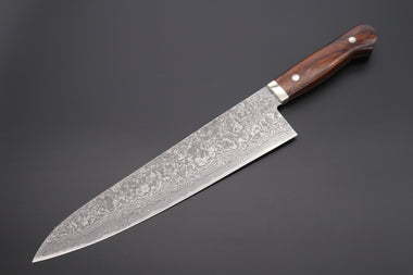 Mr. Itou Gyuto Mr. Itou R-2 Custom Damascus Gyuto 265mm (10.4inch) "Desert Ironwood Handle" (IT-5)
