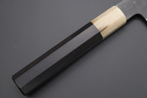 Mutsumi Hinoura Nakiri Mutsumi Hinoura White Steel No.1 Kurouchi Series MW1-6 Nakiri 165mm (6.4 Inch)