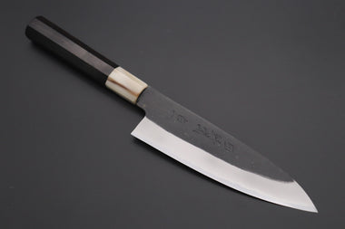 Mutsumi Hinoura Wa Gyuto Mutsumi Hinoura White Steel No.1 Kurouchi Series MW1-3 Wa Gyuto 155mm (6.1 Inch)
