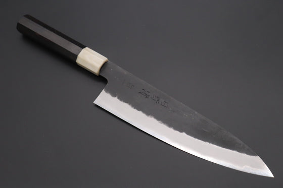 Mutsumi Hinoura Wa Gyuto Mutsumi Hinoura White Steel No.1 Kurouchi Series MW1-7 Wa Gyuto 210mm (8.2 Inch)
