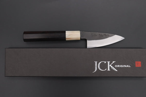 Mutsumi Hinoura Wa Paring Mutsumi Hinoura White Steel No.1 Kurouchi Series MW1-1 Wa Paring 85mm (3.3 Inch)