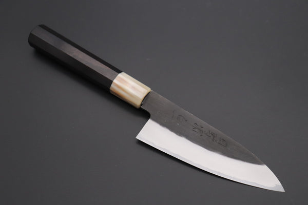 Mutsumi Hinoura Wa Petty Mutsumi Hinoura White Steel No.1 Kurouchi Series MW1-2 Wa Petty 125mm (4.9 Inch)