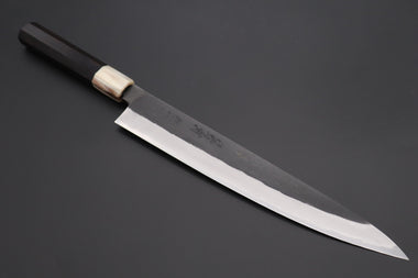 Mutsumi Hinoura Wa Sujihiki Mutsumi Hinoura White Steel No.1 Kurouchi Series MW1-10 Wa Sujihiki 270mm (10.6 Inch)