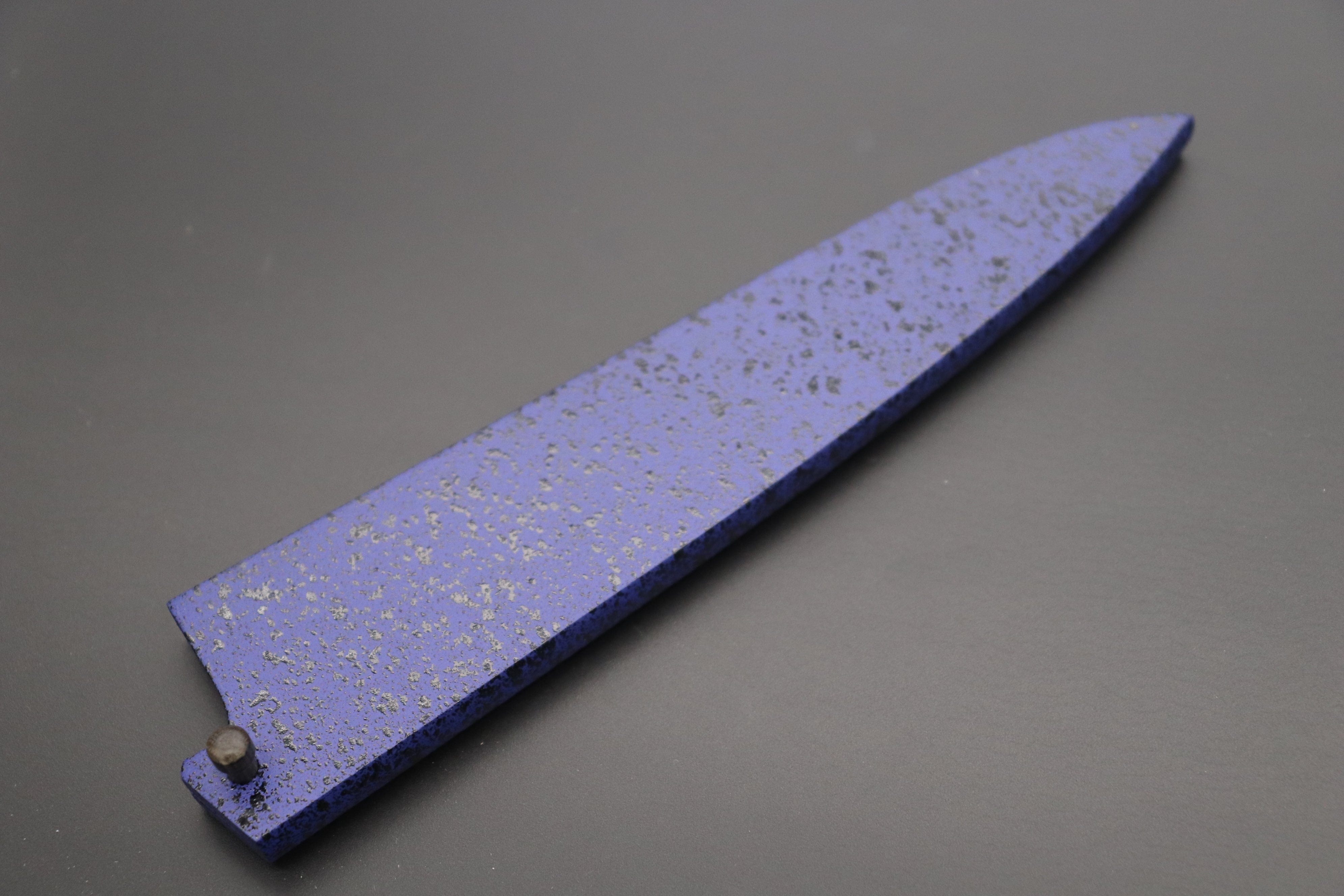 Blue Lacquered Wooden Saya (Sheath) For Petty