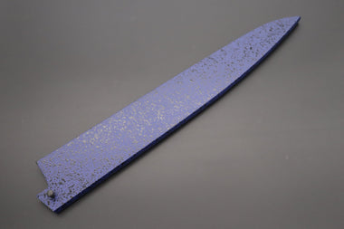 Others Accessories Blue Lacquered Wooden Saya for Sujihiki 270mm