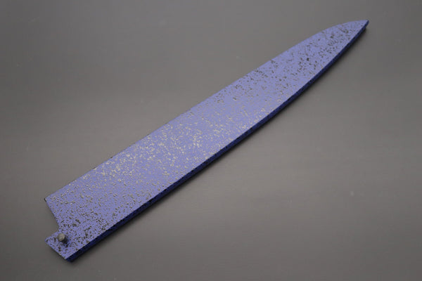 Others Accessories Blue Lacquered Wooden Saya for Sujihiki 270mm