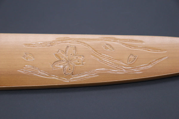 Others Accessories Custom Handmade Carved Wooden Saya for Gyuto 210mm (SAKURA, WS-210-5)