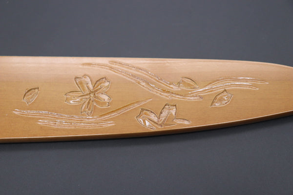 Others Accessories Custom Handmade Carved Wooden Saya for Gyuto 210mm (SAKURA, WS-210-6)