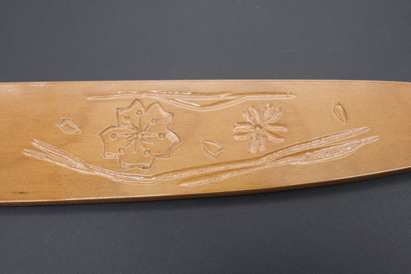Others Accessories Custom Handmade Carved Wooden Saya for Gyuto 240mm (Sakura, WS-240-10)