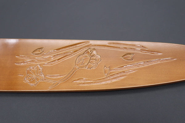 Others Accessories Custom Handmade Carved Wooden Saya for Gyuto 240mm (Sakura, WS-240-12)