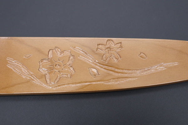Others Accessories Custom Handmade Carved Wooden Saya for Gyuto 240mm (Sakura, WS-240-8)