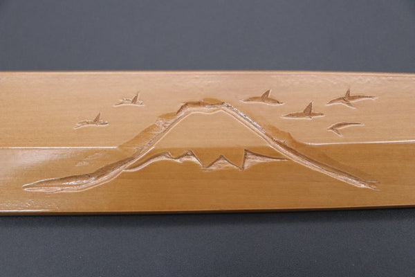 Others Accessories Custom Handmade Carved Wooden Saya for Yanagiba 270mm (Mt.Fuji, WS-Y270-1)