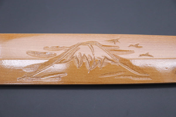 Others Accessories Custom Handmade Carved Wooden Saya for Yanagiba 270mm (Mt.Fuji, WS-Y270-6)