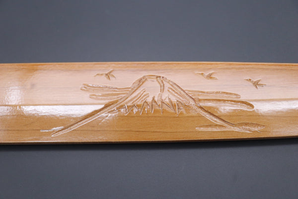 Others Accessories Custom Handmade Carved Wooden Saya for Yanagiba 270mm (Mt.Fuji, WS-Y270-8)