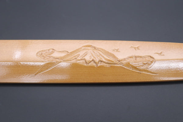 Others Accessories Custom Handmade Carved Wooden Saya for Yanagiba 270mm (Mt.Fuji, WS-Y270-9)