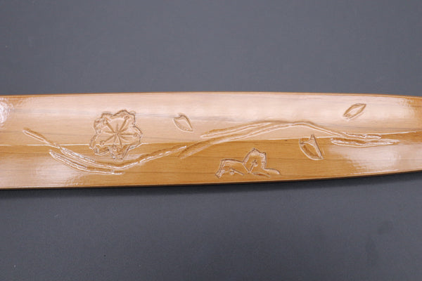 Others Accessories Custom Handmade Carved Wooden Saya for Yanagiba 270mm (Sakura, WS-Y270-4)