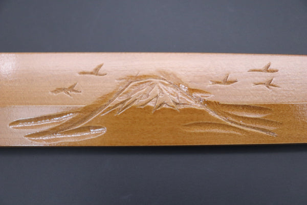 Others Accessories Custom Handmade Carved Wooden Saya for Yanagiba 300mm (Mt.Fuji, WS-Y300-12)