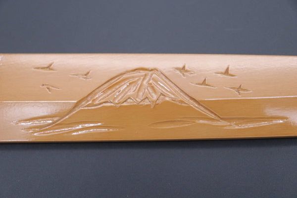 Others Accessories Custom Handmade Carved Wooden Saya for Yanagiba 300mm (Mt.Fuji, WS-Y300-2)