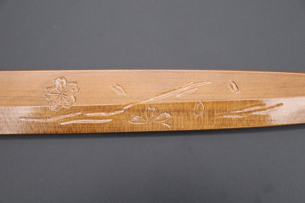 Others Accessories Custom Handmade Carved Wooden Saya for Yanagiba 300mm (Sakura, WS-Y300-6)