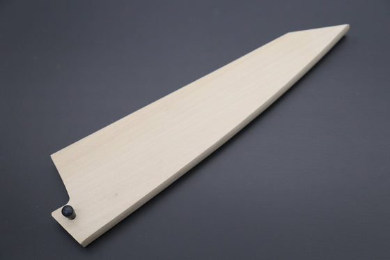 MASAMOTO Chef Knife Sheath 7 (180mm) Japanese Gyuto Saya with Pin, Wooden  Kitchen Knife Protect Cover, Japanese Natural Magnolia Wood, Made in JAPAN