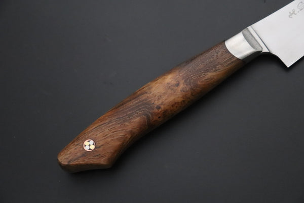 Others Petty Master Hiroshi Saito SH-10 Custom Sweden Stainless Steel (Mono-Steel) Petty 155mm (6.1 inch, Teak Wood Handle)