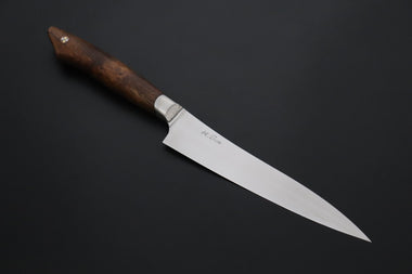 Others Petty Master Hiroshi Saito SH-10 Custom Sweden Stainless Steel (Mono-Steel) Petty 155mm (6.1 inch, Teak Wood Handle)
