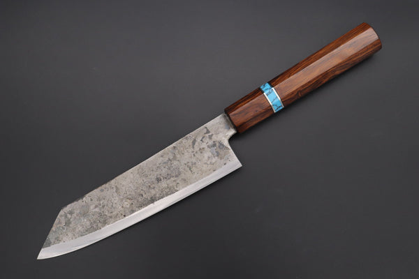 Shirou-Kunimitsu Bunka Shirou-Kunimitsu White Steel No.2 Kurouchi Series Special Edition SK-4SP46 Bunka 190mm (7.4 Inch)