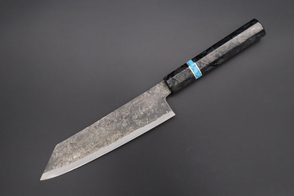 Shirou-Kunimitsu Bunka Shirou-Kunimitsu White Steel No.2 Kurouchi Series Special Edition SK-4SP47 Bunka 190mm (7.4 Inch)