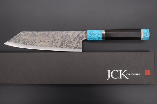 Shirou-Kunimitsu Bunka Shirou-Kunimitsu White Steel No.2 Kurouchi Series Special Edition SK-4SP49 Bunka 190mm (7.4 Inch)