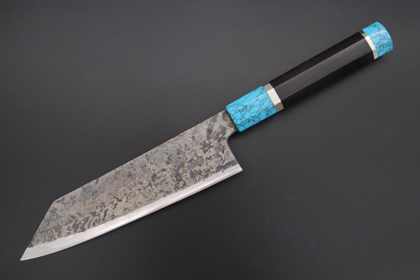 Shirou-Kunimitsu Bunka Shirou-Kunimitsu White Steel No.2 Kurouchi Series Special Edition SK-4SP49 Bunka 190mm (7.4 Inch)