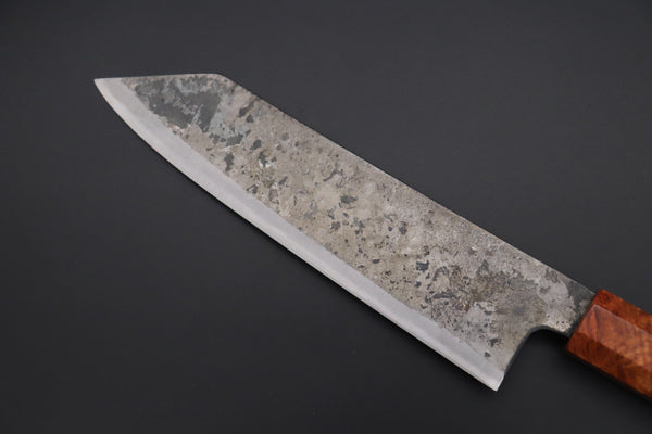 Shirou-Kunimitsu Bunka Shirou-Kunimitsu White Steel No.2 Kurouchi Series Special Edition SK-4SP50 Bunka 190mm (7.4 Inch)