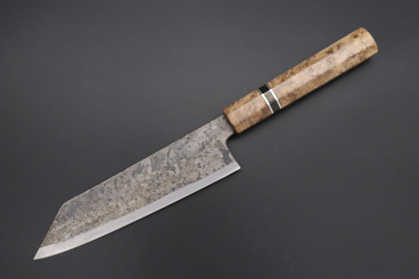 Shirou-Kunimitsu Bunka Shirou-Kunimitsu White Steel No.2 Kurouchi Series Special Edition SK-4SP52 Bunka 190mm (7.4 Inch)