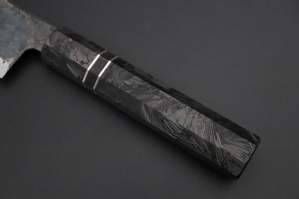 Shirou-Kunimitsu Bunka Shirou-Kunimitsu White Steel No.2 Kurouchi Series Special Edition SK-4SP60 Bunka 190mm (7.4 Inch)