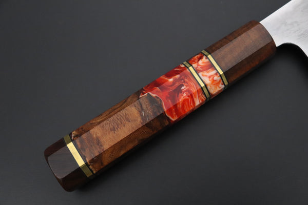 Shirou-Kunimitsu Nakiri Shirou-Kunimitsu TAMAHAGANE “JEWEL STEEL” Series SKTJ-30 Nakiri 165mm (6.4 Inch)