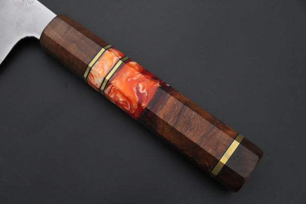 Shirou-Kunimitsu Nakiri Shirou-Kunimitsu TAMAHAGANE “JEWEL STEEL” Series SKTJ-30 Nakiri 165mm (6.4 Inch)
