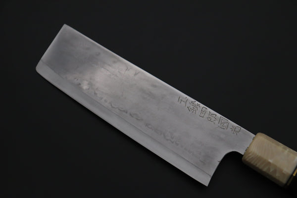 Shirou-Kunimitsu Nakiri Shirou-Kunimitsu TAMAHAGANE “JEWEL STEEL” Series SKTJ-31 Nakiri 165mm (6.4 Inch)