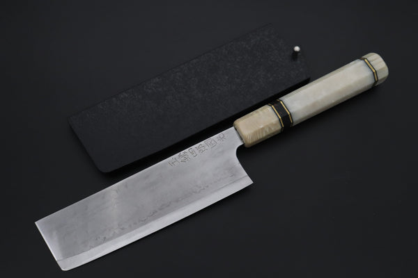 Shirou-Kunimitsu Nakiri Shirou-Kunimitsu TAMAHAGANE “JEWEL STEEL” Series SKTJ-31 Nakiri 165mm (6.4 Inch)