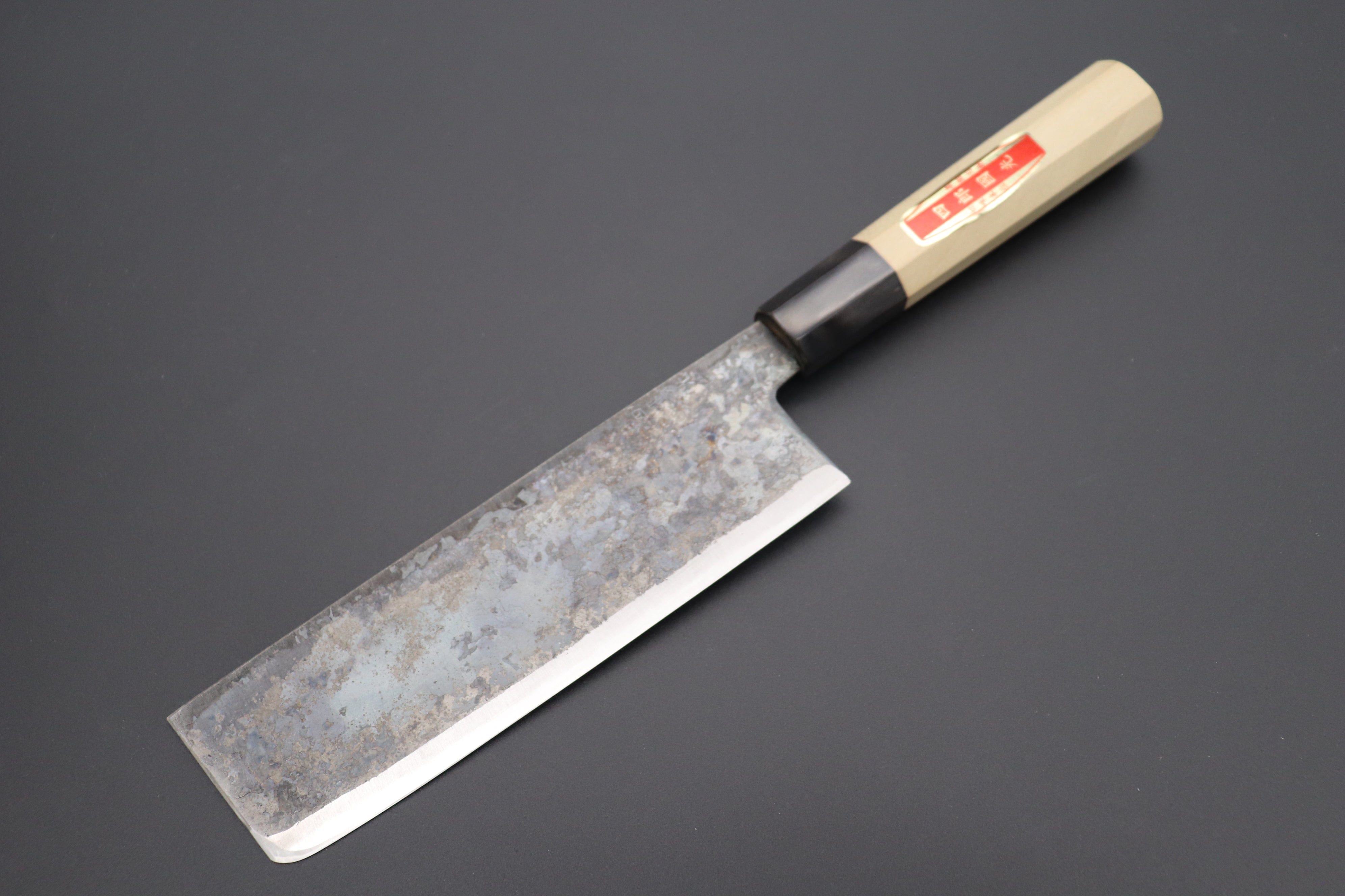 Crude Premium Heavy Duty Cleaver Meat Chopping Knife, 9 Inch