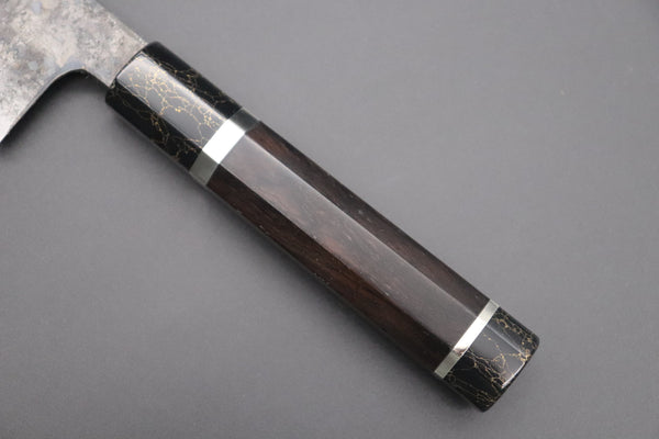 Shirou-Kunimitsu Nakiri Shirou-Kunimitsu White Steel No.2 Kurouchi Series Special Edition SK-3SP42 Nakiri 165mm (6.4 Inch)