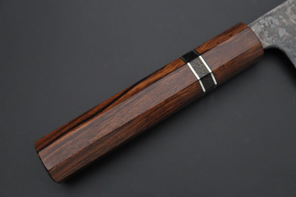 Shirou-Kunimitsu Nakiri Shirou-Kunimitsu White Steel No.2 Kurouchi Series Special Edition SK-3SP63 Nakiri 165mm (6.4 Inch)