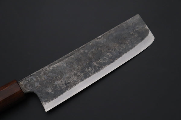Shirou-Kunimitsu Nakiri Shirou-Kunimitsu White Steel No.2 Kurouchi Series Special Edition SK-3SP63 Nakiri 165mm (6.4 Inch)