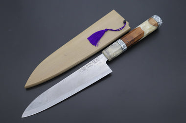Shirou-Kunimitsu Wa Gyuto Shirou-Kunimitsu TAMAHAGANE “JEWEL STEEL” Series SKTJ-1 Wa Gyuto 200mm (7.9 Inch)