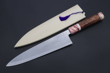 Shirou-Kunimitsu Wa Gyuto Shirou-Kunimitsu TAMAHAGANE “JEWEL STEEL” Series SKTJ-17 Wa Gyuto 240mm (9.4 Inch)